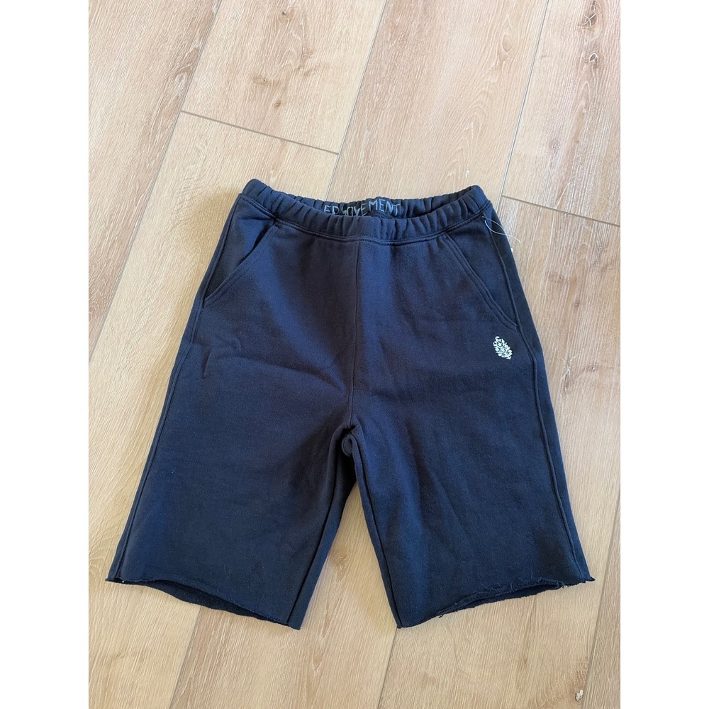 FP Movement Free People Black Sweat Shorts Raw Hem XS OB1290333